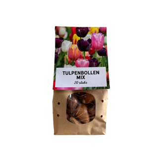 El regalo holandés: ¡Mezcla de tulipanes! 20 bulbos de tulipanes, bulbos de flores de diversos colores