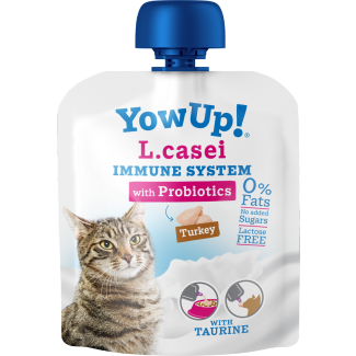 YowUp! L. Casei Sistema inmunológico Pavo para gatos - 10 x 100 g