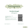 Ingrediëntenlabel Eendenvleugel hondensnack 250 gram