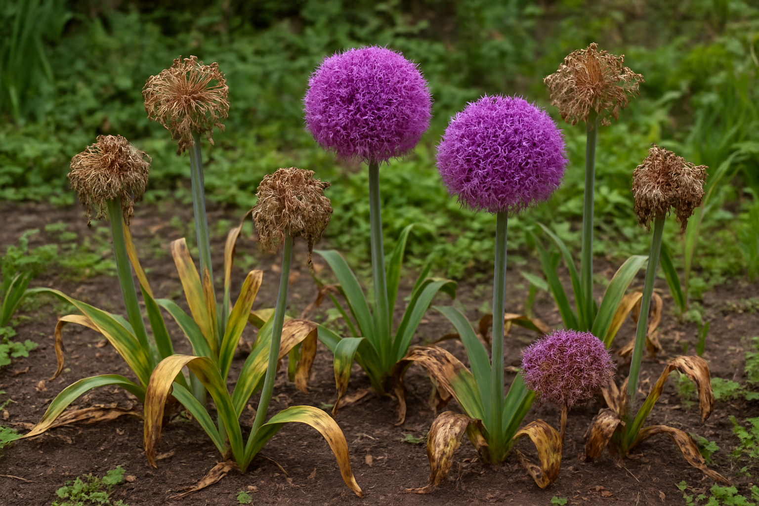 Allium: problemas comunes y soluciones