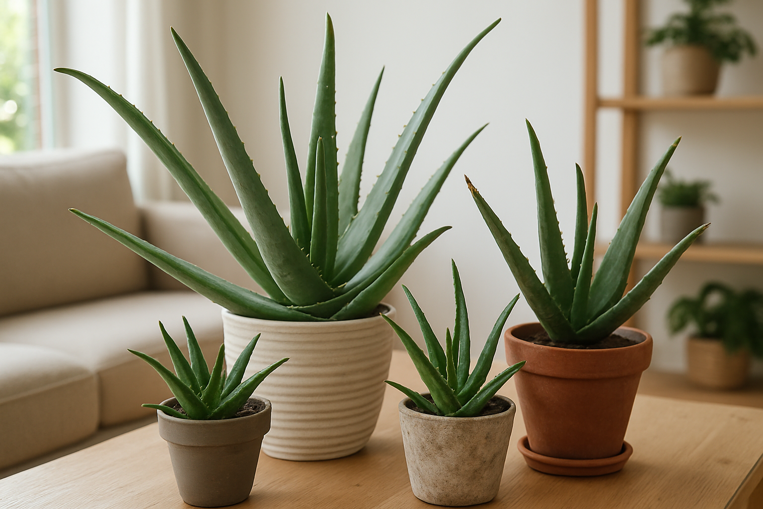 Aloe vera tipos: Opciones populares para interior