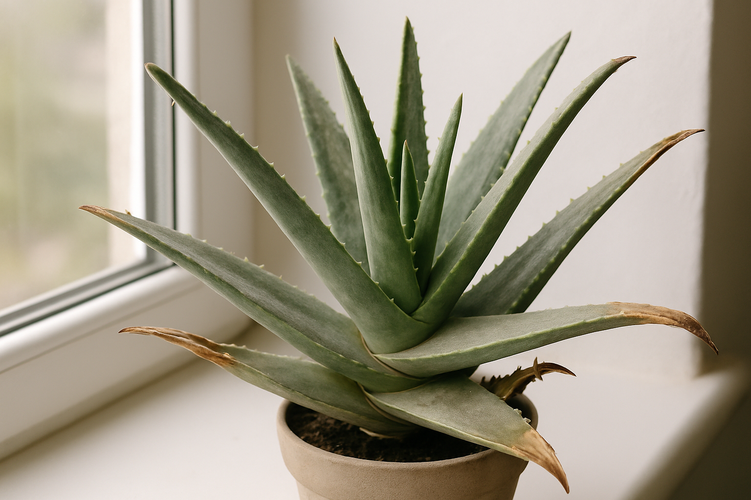 Cuidados de Aloe vera: Luz, agua y más