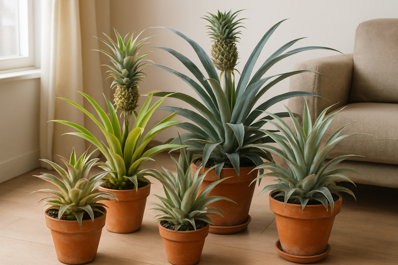 Tipos de Plantas de Piña de Interior