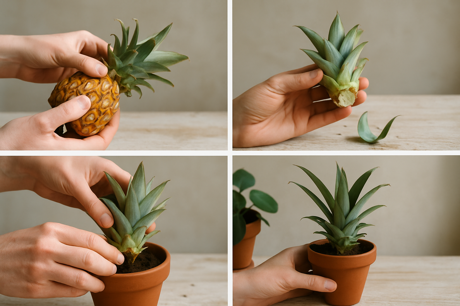 Ananas como Planta de Interior: Propagación