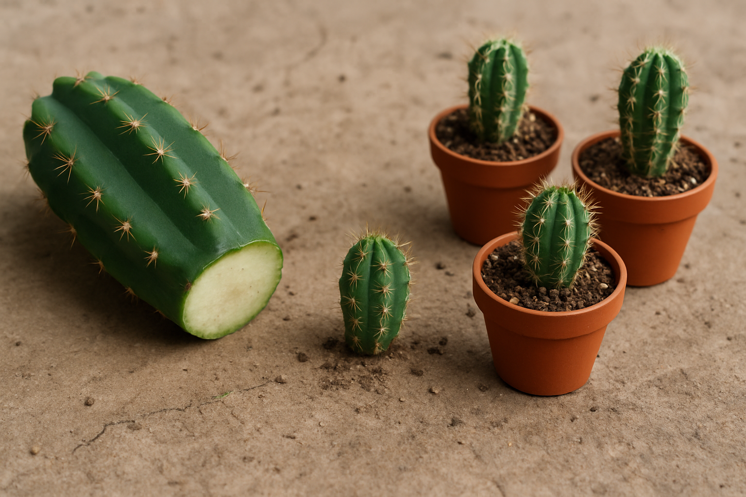 Multiplicación de cactus: esquejes y semillas