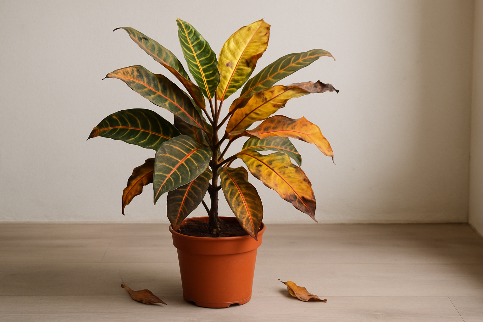 Problemas del Codiaeum: Identificación y solución