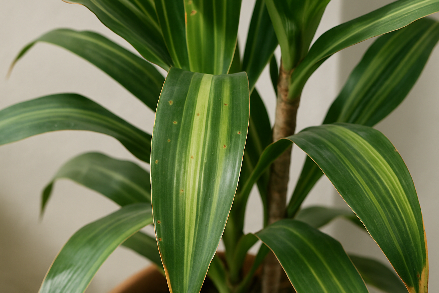 Problemas más comunes en Dracaena: causas y soluciones