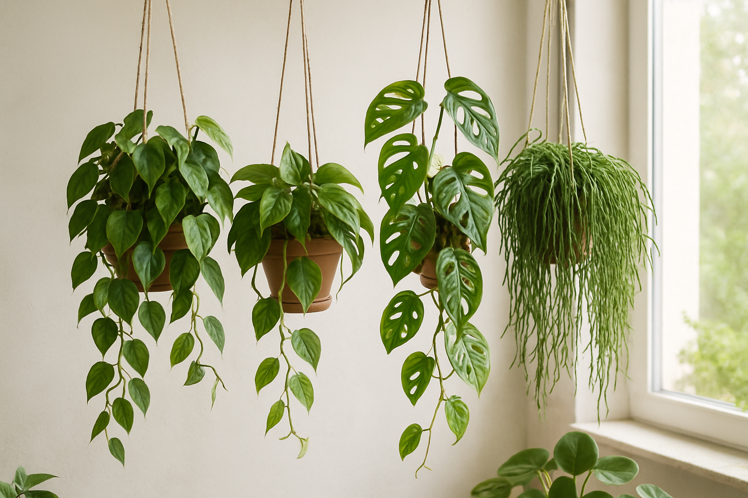Tipos Populares de Plantas Colgantes