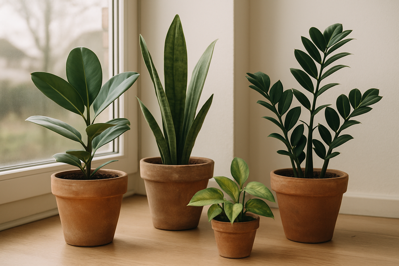 Necesidades de luz para plantas de interior