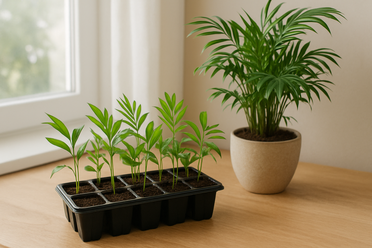 Multiplicación de la palmera de salón: consejos para principiantes