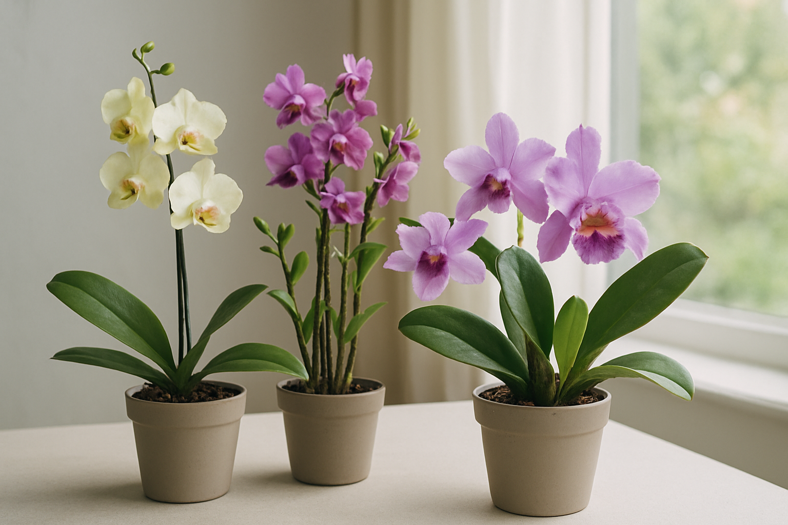 Tipos populares de orquídeas de interior