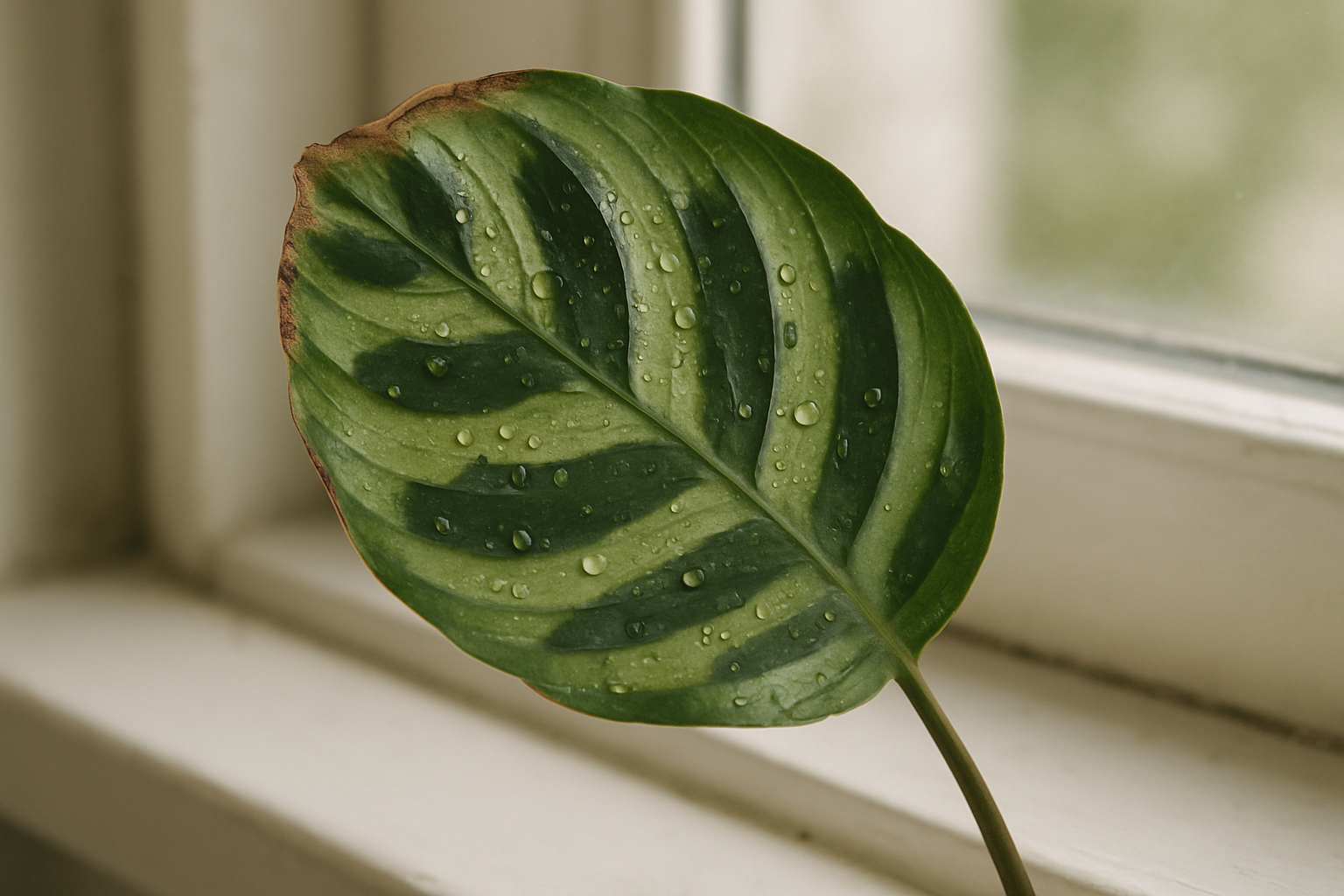 Cuidados de la planta pavo real: así mantienes tu Calathea sana