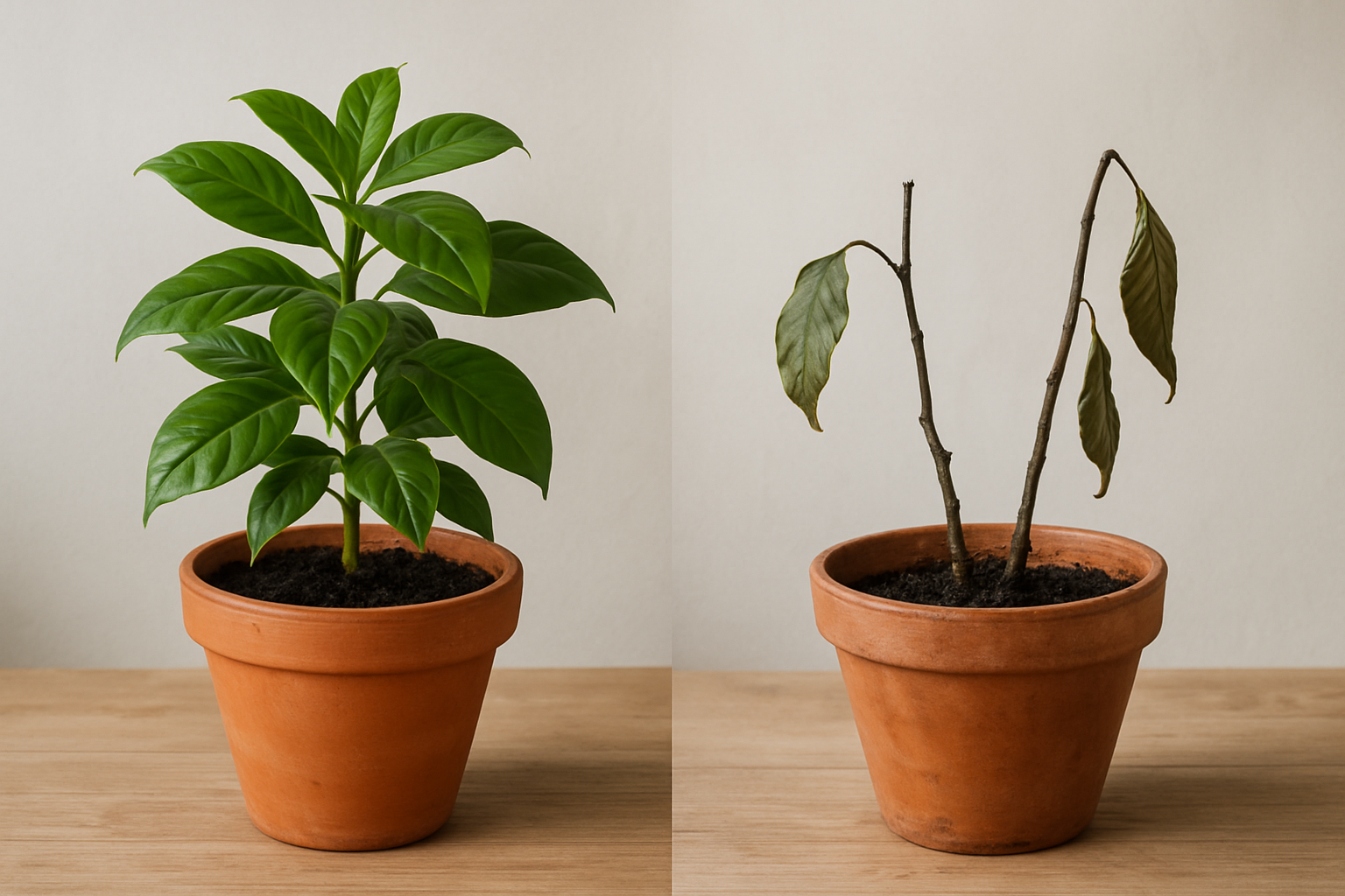¿Cuándo debes preocuparte después de trasplantar o mover una planta?