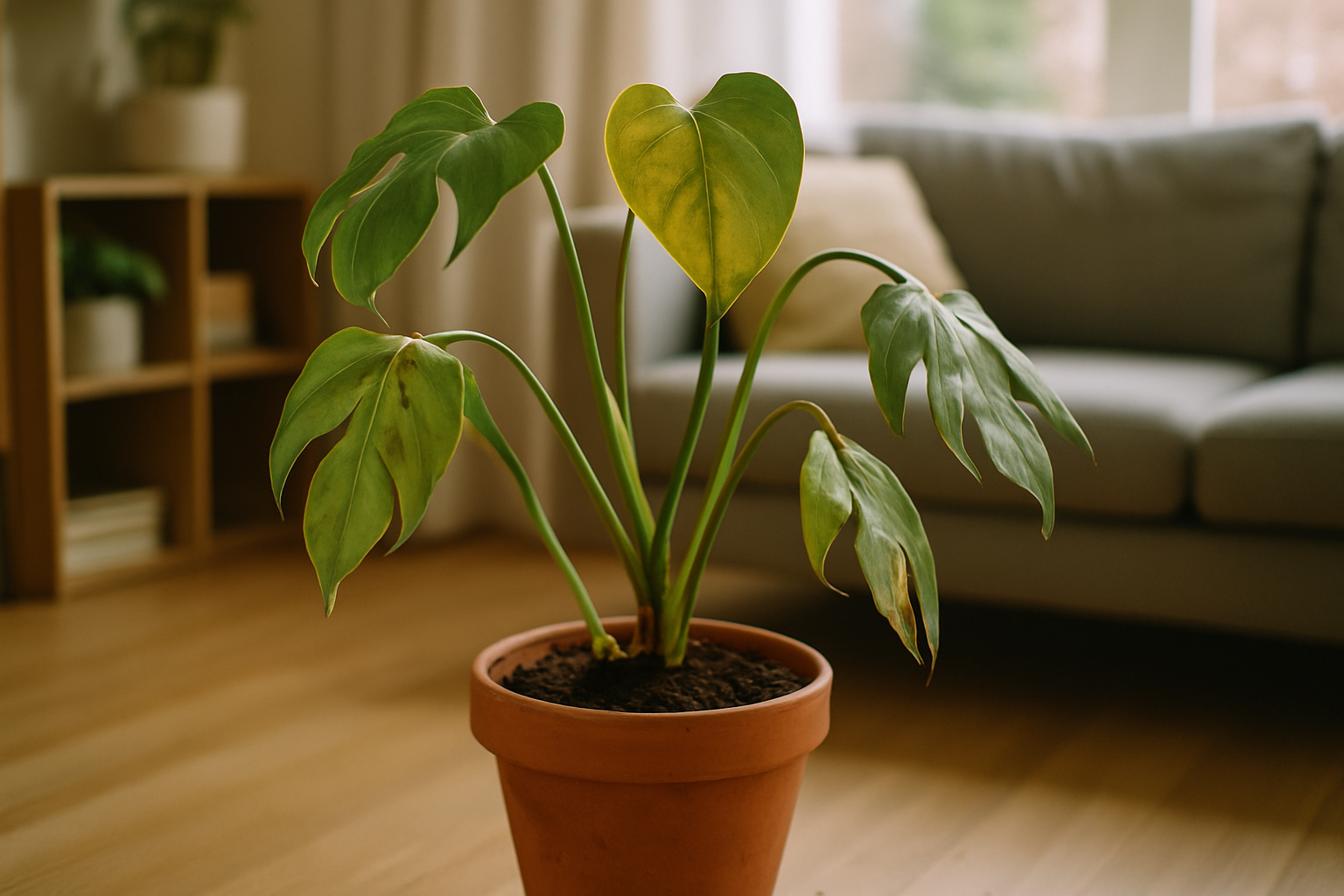 Problemas después de trasplantar o mover plantas