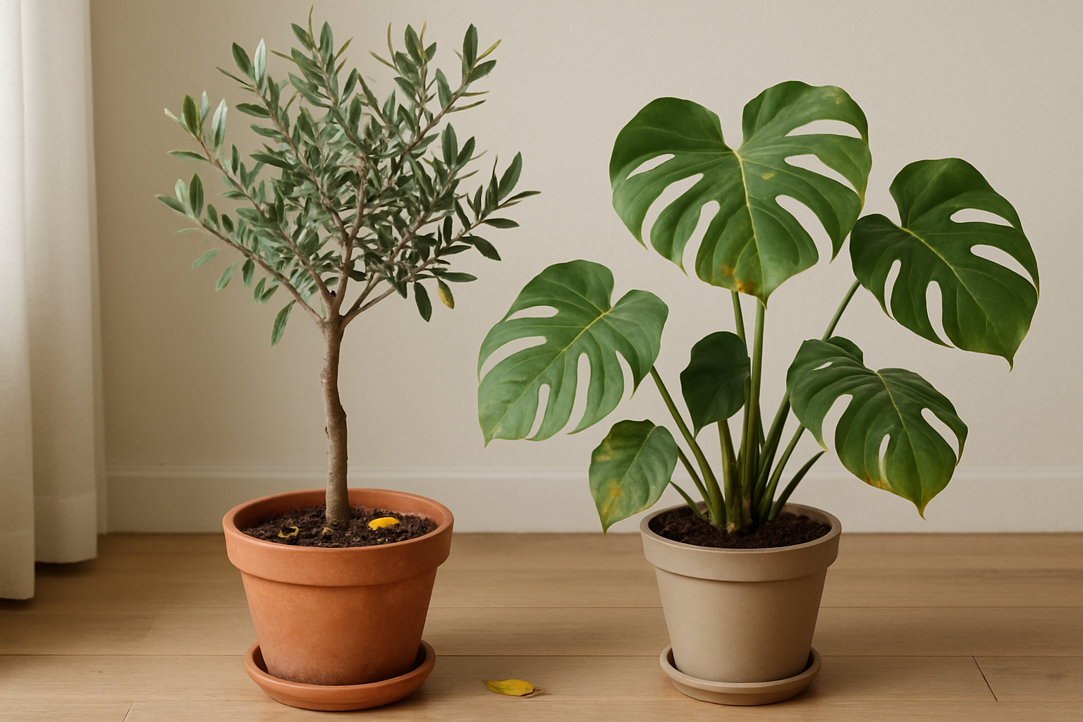 Estrés en plantas tras traslado o trasplante
