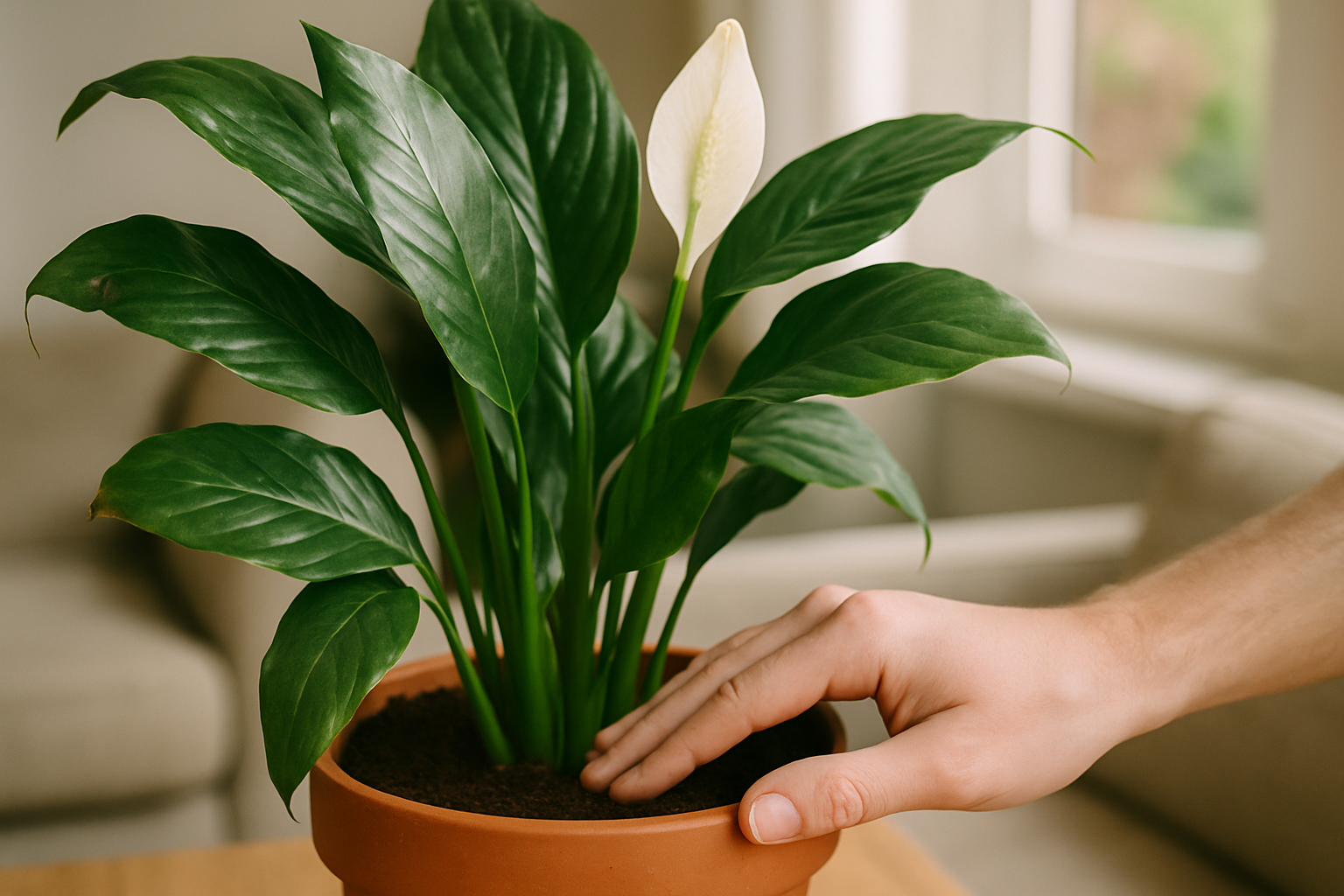 Cuidados del Spathiphyllum: Así mantienes sana tu Cuna de Moisés