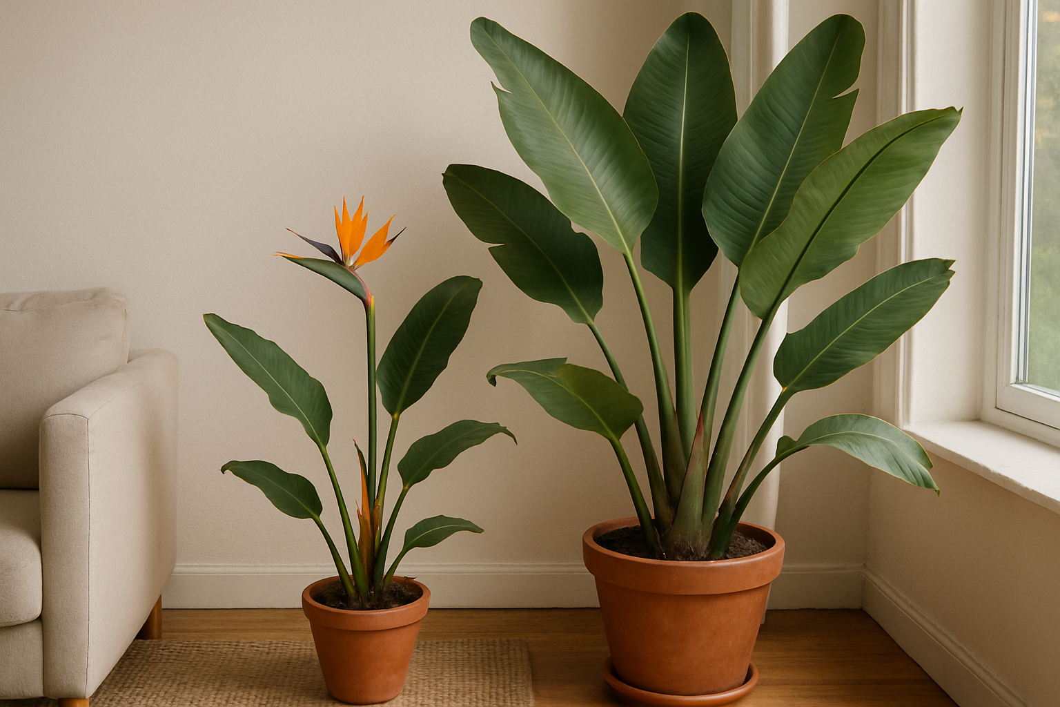 Tipos populares de Strelitzia como planta de interior