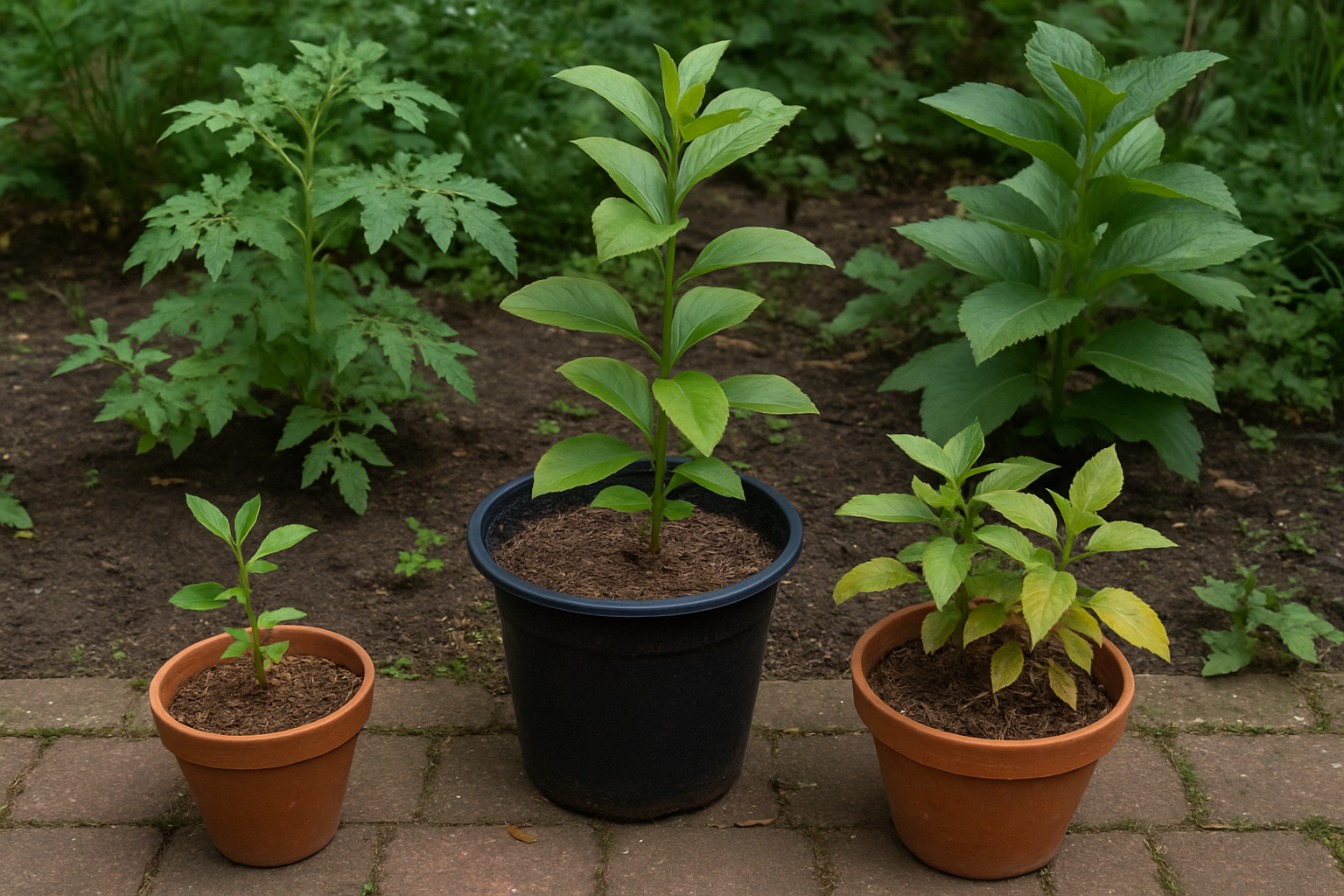 Plantas de jardín en maceta o en suelo: ¿qué es mejor?