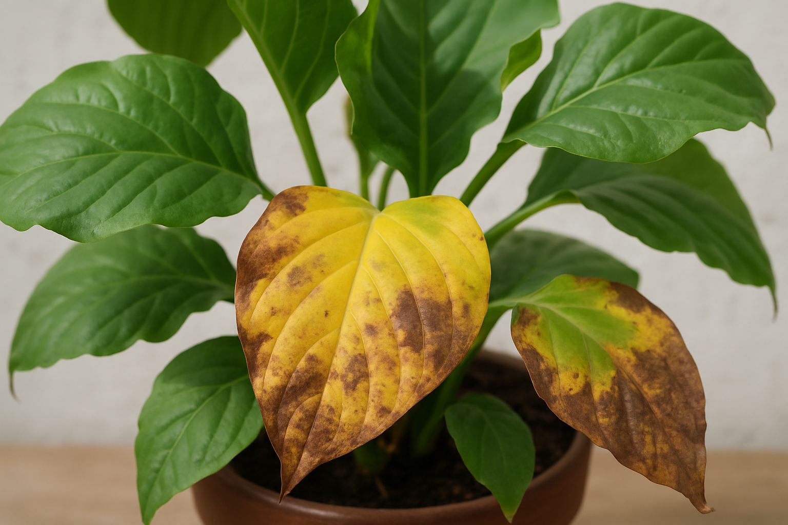Hojas amarillas o marrones en plantas de jardín: ¿qué hacer?